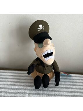 Fearless Leader Adventures of Rocky and Bullwinkle Bean Plush by Stuffins 260114